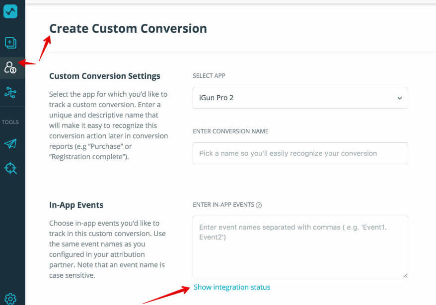 Custom Conversion for Apple Search Ads 